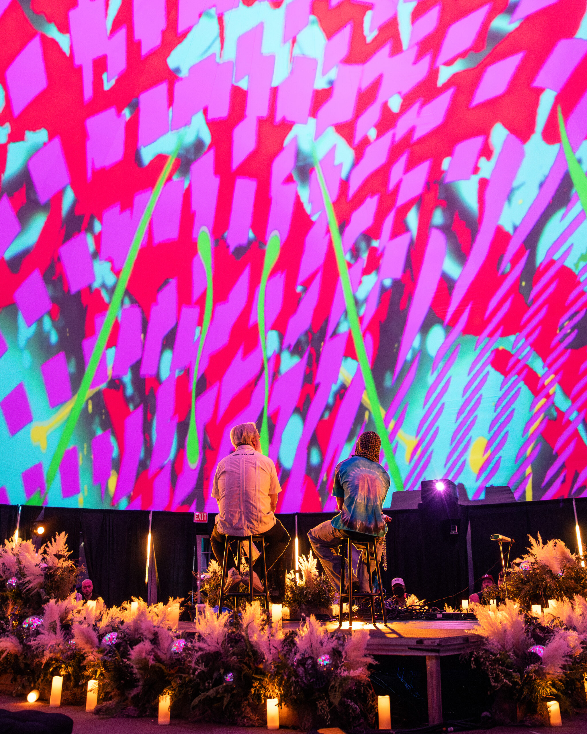 Portal Dome interior projections